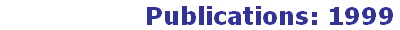 Publications: 1999